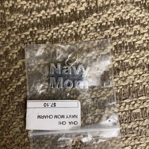 NEW: Stamped Sterling Silver 925 NAVY MOM Charm